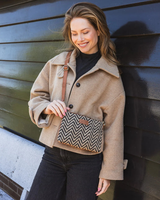 Chabo Bags Romio Jaquard Clutch-Crossbody Tas