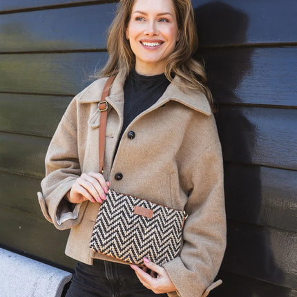 Chabo Bags Romio Jaquard Clutch-Crossbody Tas