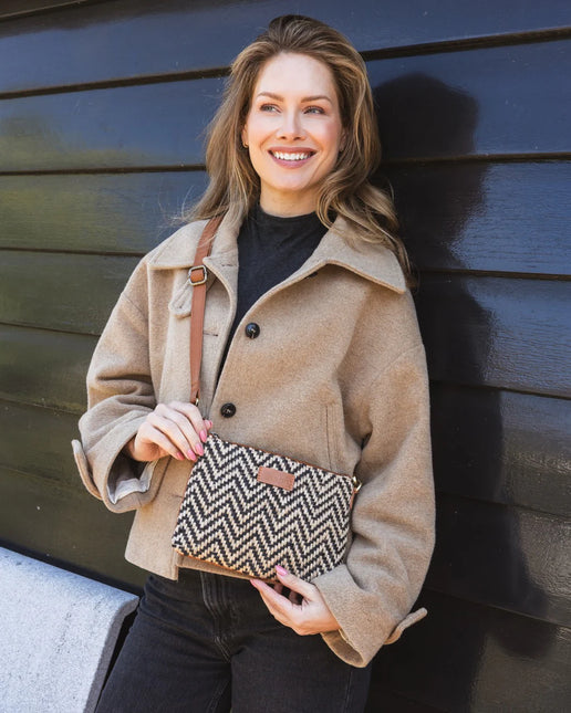 Chabo Bags Romio Jaquard Clutch-Crossbody Tas