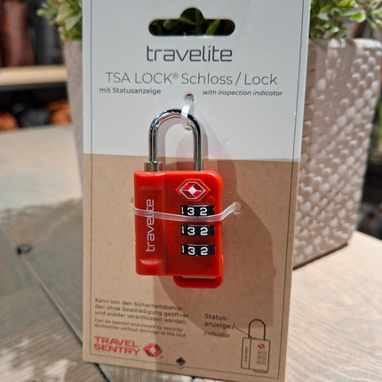 Travelite kabinväska TSA-kodlås röd