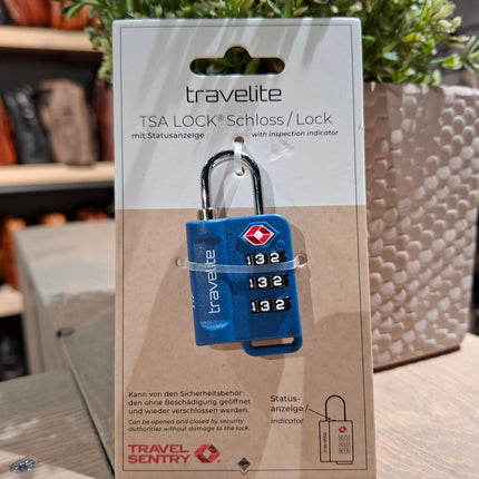 Travelite kabinväska TSA-kodlås blå
