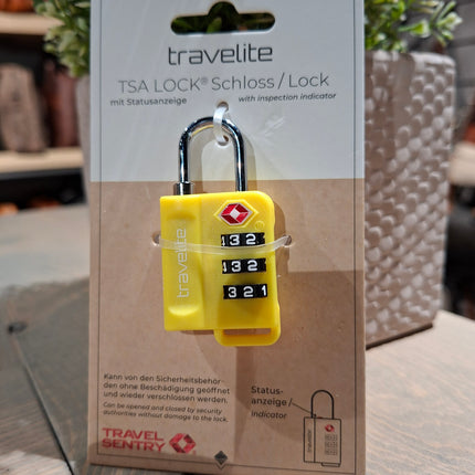 Travelite kabinväska TSA-kodlås gul