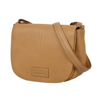 Burkely Soft Skylar Satchel Bag Round Beige Nude