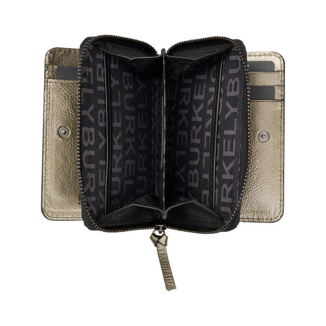 Burkely Creased Crystal Double Flap Wallet