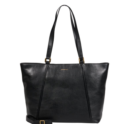 Burkely Fine Florence Wide Tote 15.6 Inch Black