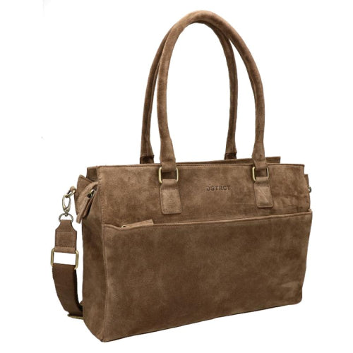 DSTRCT Laptoptas / Werktas / School tas Dames Leer 15.6 Inch Portland Road