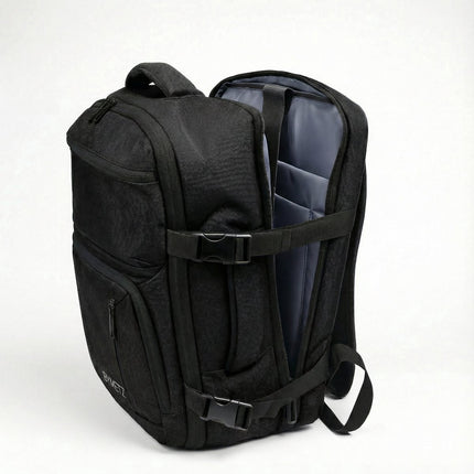 55x40x20 Handbagage Rugzak – Uitbreidbaar 55x40x25 – Laptop 18,3 Inch – ByMetz®