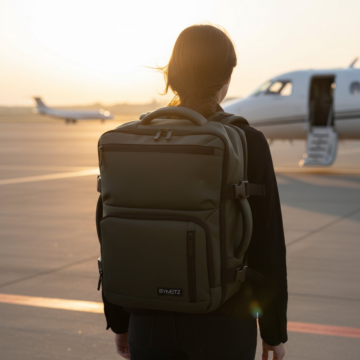 BAGZY Sac a Dos Voyage Cabine Avion 40x30x15 British Airways/Wizzair/ Transavia, Sac pour Ordinateur Portable 15,6 Pouces Petit Léger Sac à Dos De Voyage Bagage Cabine pour Hommes et Femmes (Noir BAGZY Sac a Dos Voyage Cabine Avion 40x30x15 British Airways/Wizzair/ Transavia, Sac pour Ordinateur Portable 15,6 Pouces Petit Léger Sac à Dos De Voyage Bagage Cabine pour Hommes et Femmes (Noir