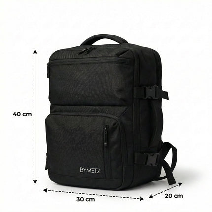 ByMetz Rugzak 40x30x20 cm Ryanair & Transavia Black
