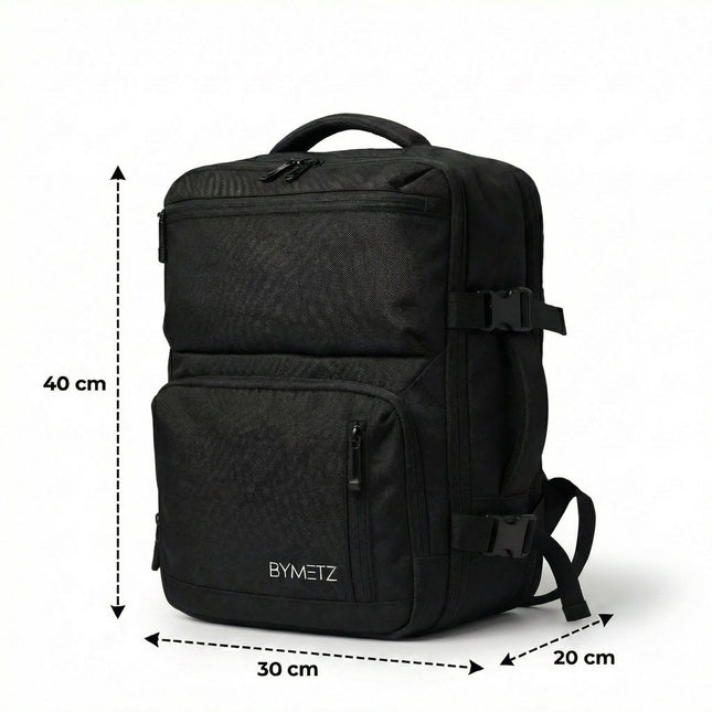 Batoh ByMetz 40x30x20 cm Ryanair & Transavia Black