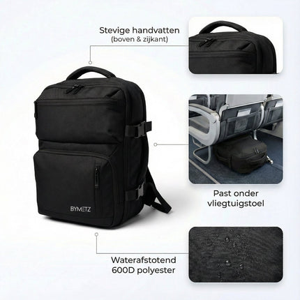 ByMetz Rugzak 40x30x20 cm Ryanair & Transavia