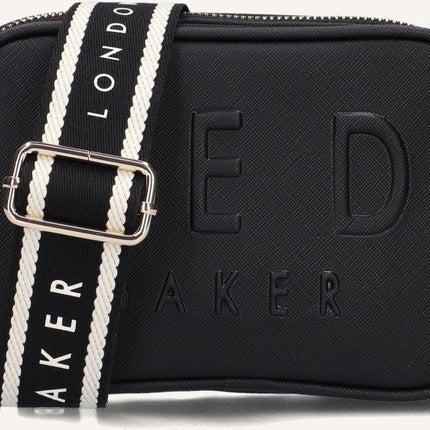 Ted Baker Loueey Camera Bag z detajli tkanega traku Čokoladno rjava