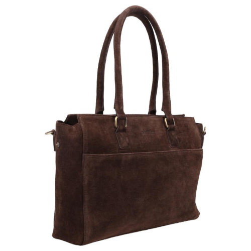 DSTRCT Laptoptas / Werktas / School tas Dames Leer 15.6 Inch Portland Road