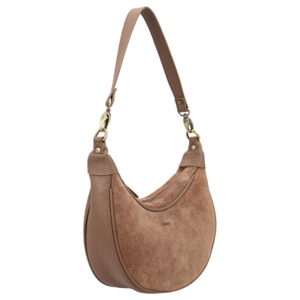 DSTRCT Hobo S Schoudertas Suede-Leder Portland Road