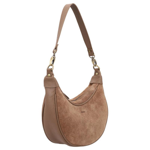 DSTRCT Hobo S Schoudertas Suede-Leder Portland Road