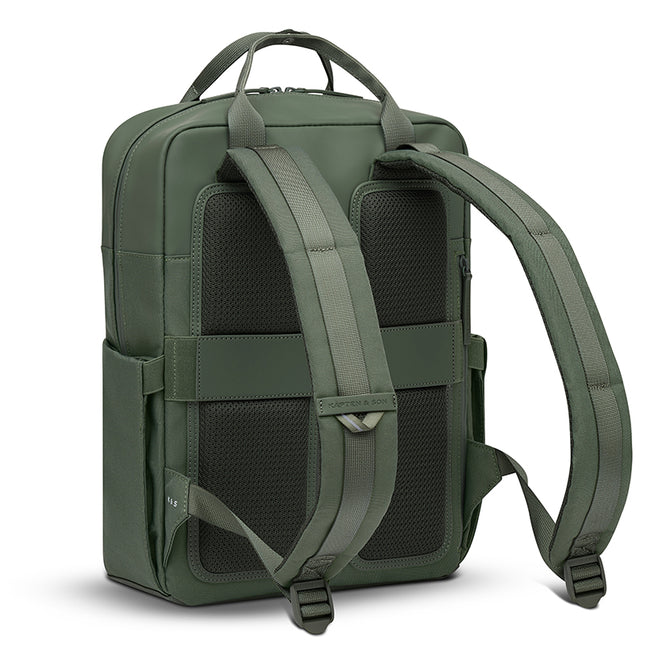 Kapten & Son Rugzak Bergen Pro Donker Groen 15 Inch