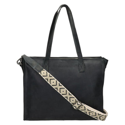 DSTRCT Schoudertas / Crossbodytas Dames Leer Alligator Creek 14 Inch