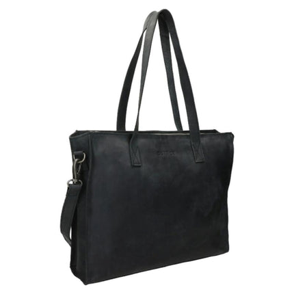 DSTRCT Schoudertas / Crossbodytas Dames Leer Alligator Creek 14 Inch