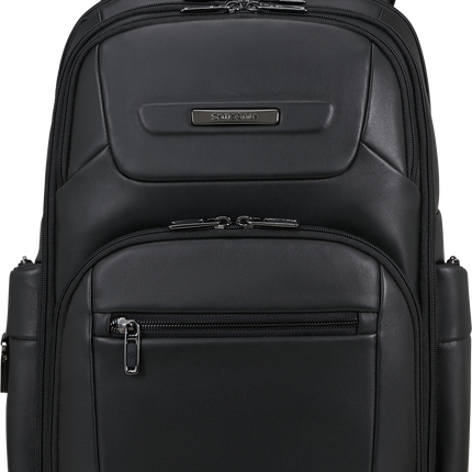 Samsonite Pro-DLX 6 Leather -reppu 15.6 tuumaa Musta