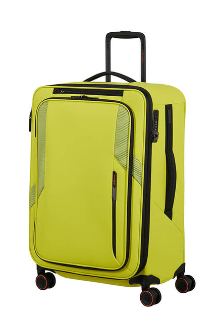 Samsonite Glazed Spinner 67 cm - Uitbreidbaar 83/94 liter - 67x44x30/33 cm Lime Punch