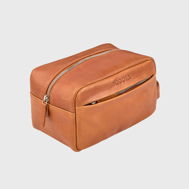 Negotia Alpha Apex Leren Toilettas