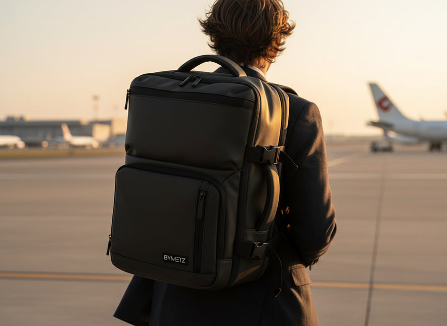 ByMetz Rugzak 55x40x20 Ryanair - Transavia - Expandable naar 55x40x25