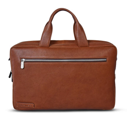 Plevier Jimmy Laptoptas 16 Inch Cognac