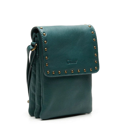 Chabo bags Verona Mover Met Studs Sea Blue 06