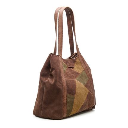 Chabo Bags Suede Patchwork nakupovalna torba