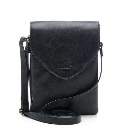 Chabo Bags Stylish Mover Leren Crossbodytas Black