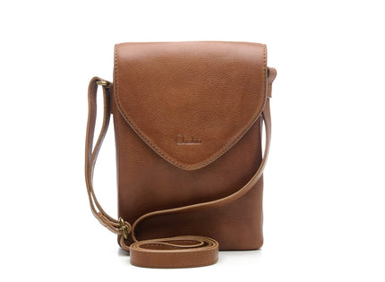 Chabo Bags Stylish Mover Leren Crossbodytas Camel