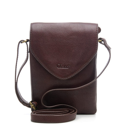 Chabo Bags Stylish Mover Leren Crossbodytas Chocolate