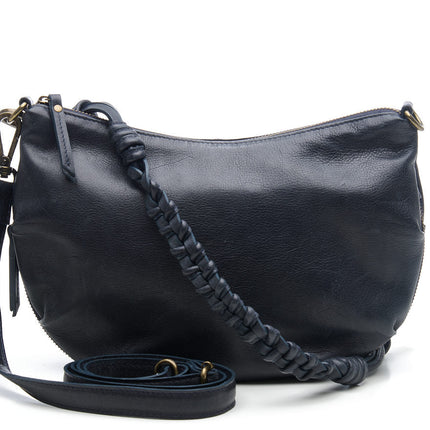 Chabo Bags Shoulderbag Byron Leren Schoudertas Navy Blue