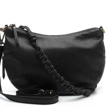Chabo Bags Shoulderbag Byron Leren Schoudertas Black