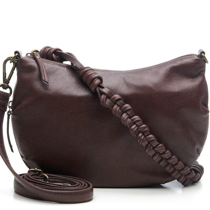 Chabo Bags Shoulderbag Byron Leren Schoudertas Chocolate