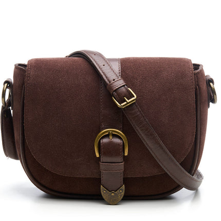 Chabo Bags Saddle Darwin ruskinds-skuldertaske Kakao