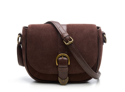 Chabo Bags Saddle Darwin ruskinds-skuldertaske Kakao