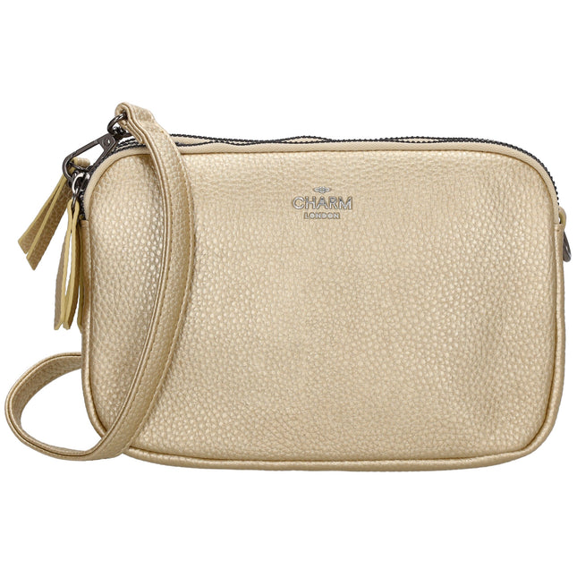 Charm London New York Mala a Tiracolo Pequena Dourado