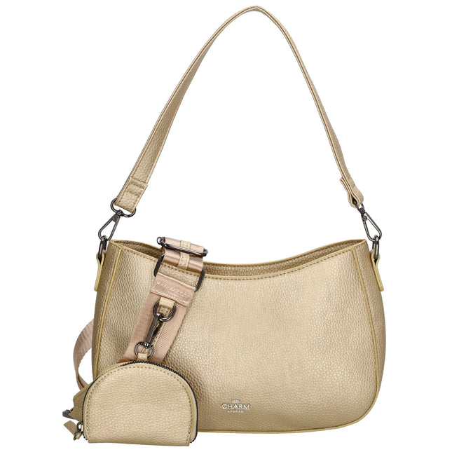 Charm London New York Saco de ombro Dourado