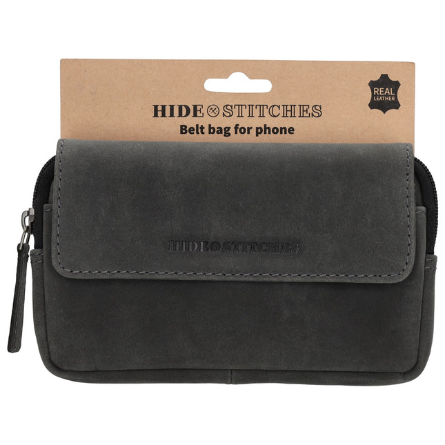 Hide & Stitches Idaho Telefoon Riemtasje met Overslagsluiting
