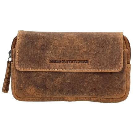 Hide & Stitches Idaho Telefoon Riemtasje met Overslagsluiting