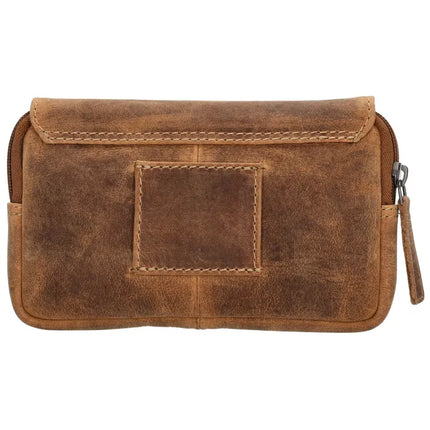 Hide & Stitches Idaho Telefoon Riemtasje met Overslagsluiting