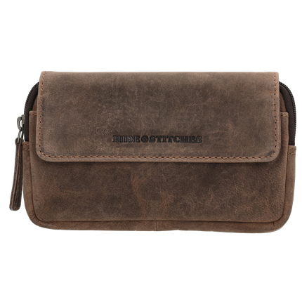 Hide & Stitches Idaho Telefoon Riemtasje met Overslagsluiting