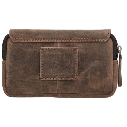 Hide & Stitches Idaho Telefoon Riemtasje met Overslagsluiting