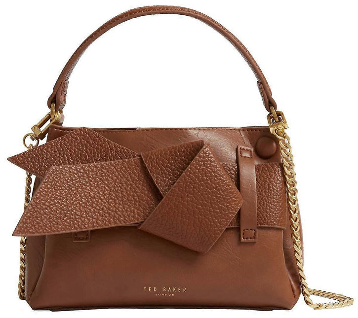 Ted Baker Ssansa Knot Bow Mini Top Handlle Bag Tan