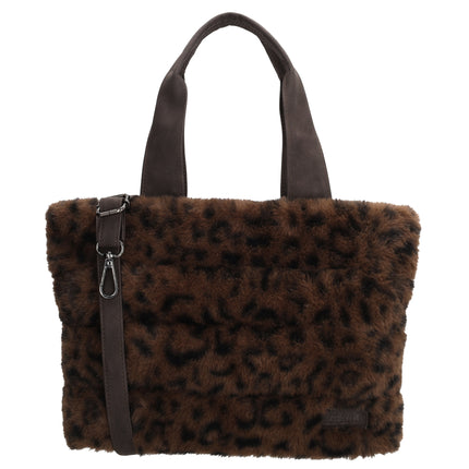 Zebra Trends Emma kabelka z umelej kožušiny Leopardí