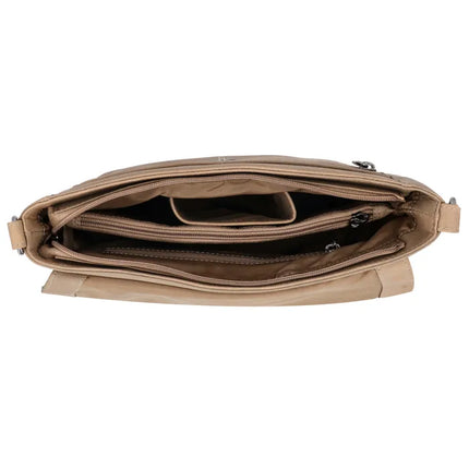 Beagles Benidorm Leren Schoudertas Met Overslag