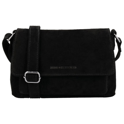 Hide & Stitches Suede Overslag Schoudertas