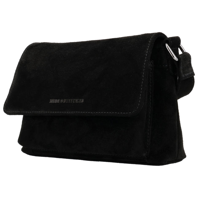 Hide & Stitches Suede Overslag Schoudertas