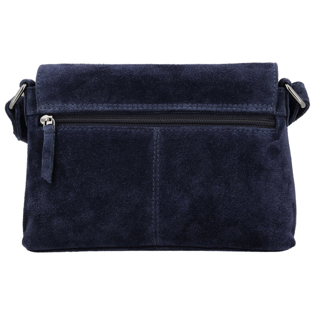 Hide & Stitches Suede Overslag Schoudertas